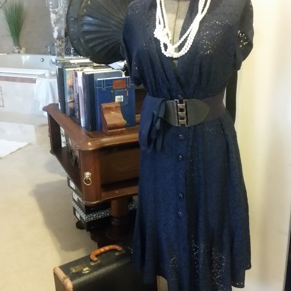 Blue vintage dress